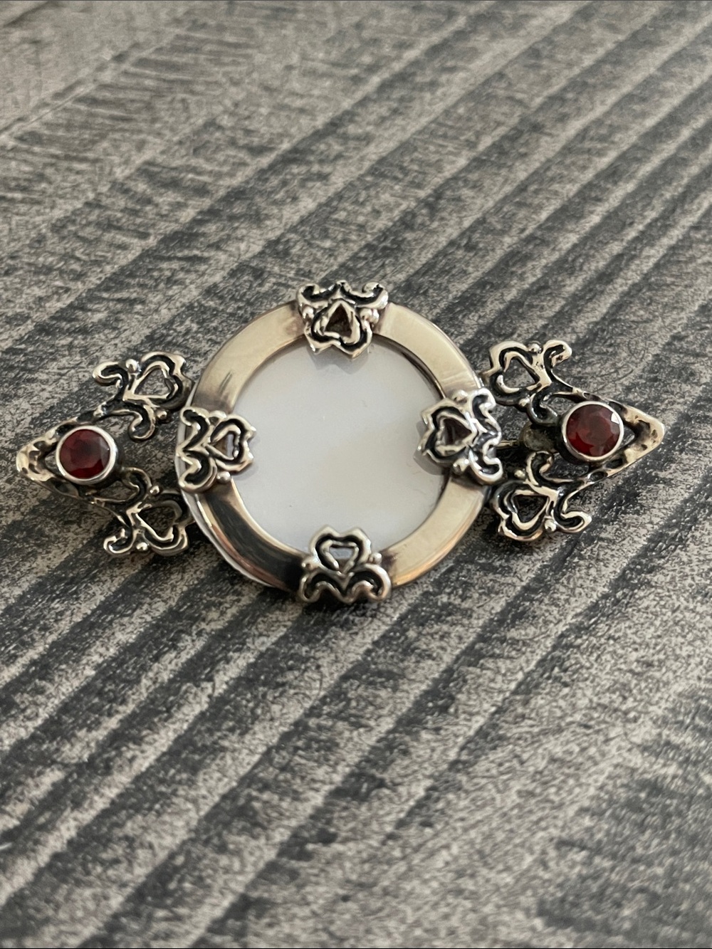 Vintage sterling signed brooch.